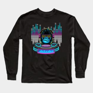 Monkey DJ Long Sleeve T-Shirt